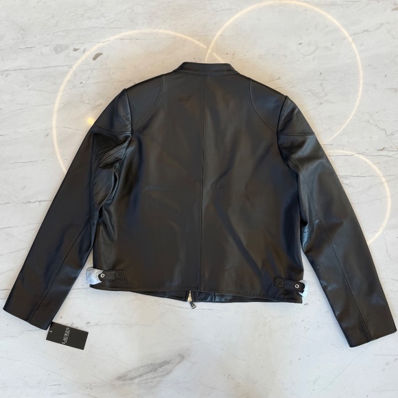NEW Ralph Lauren Leather Jacket Lambskin - Picture 12 of 16
